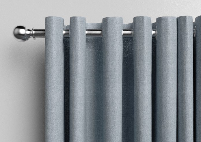 San Remo (Blackout), French Grey - Made to Measure Curtains - Image 10